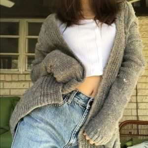 Long stylish high quality cardigan